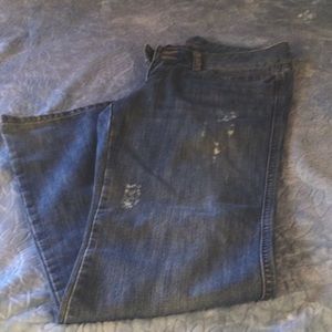 Forever 21 Distressed Jeans with Sparkles